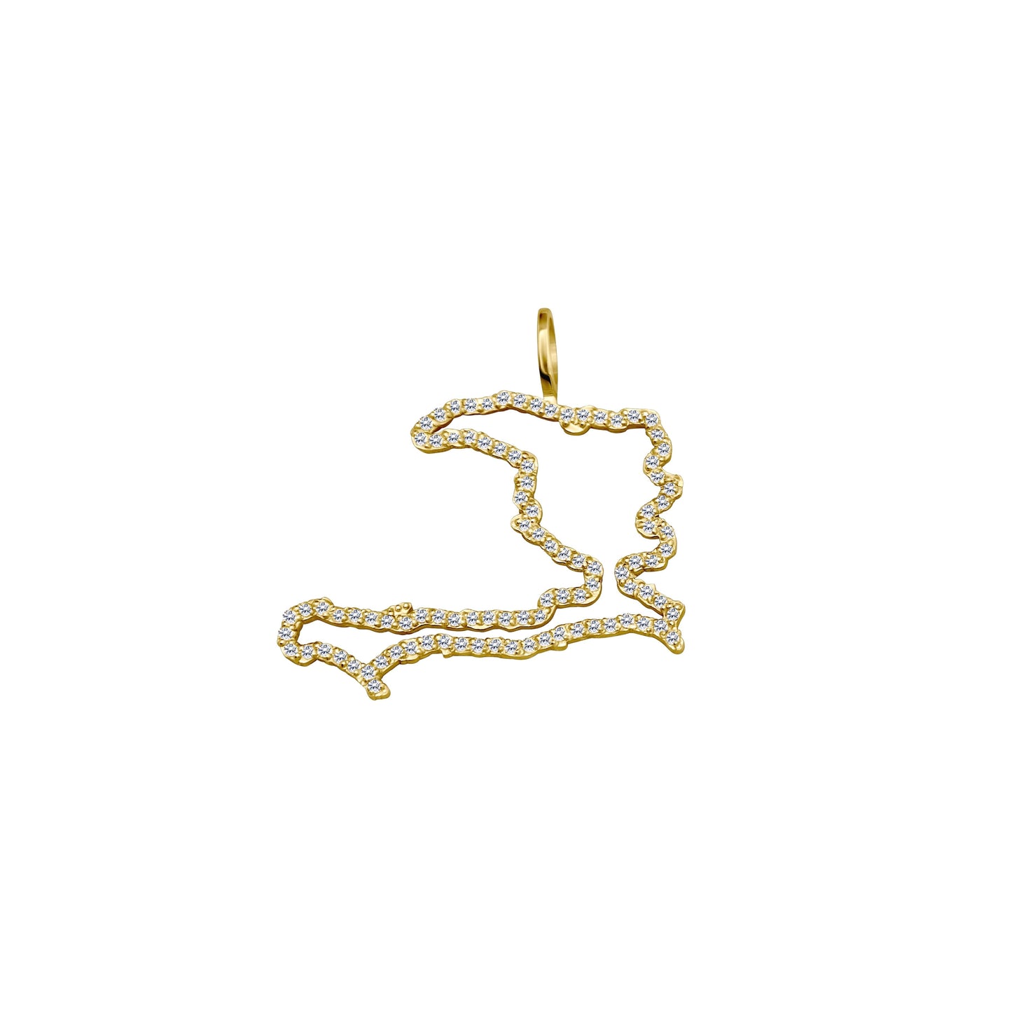 D'Ayiti Map Pendent