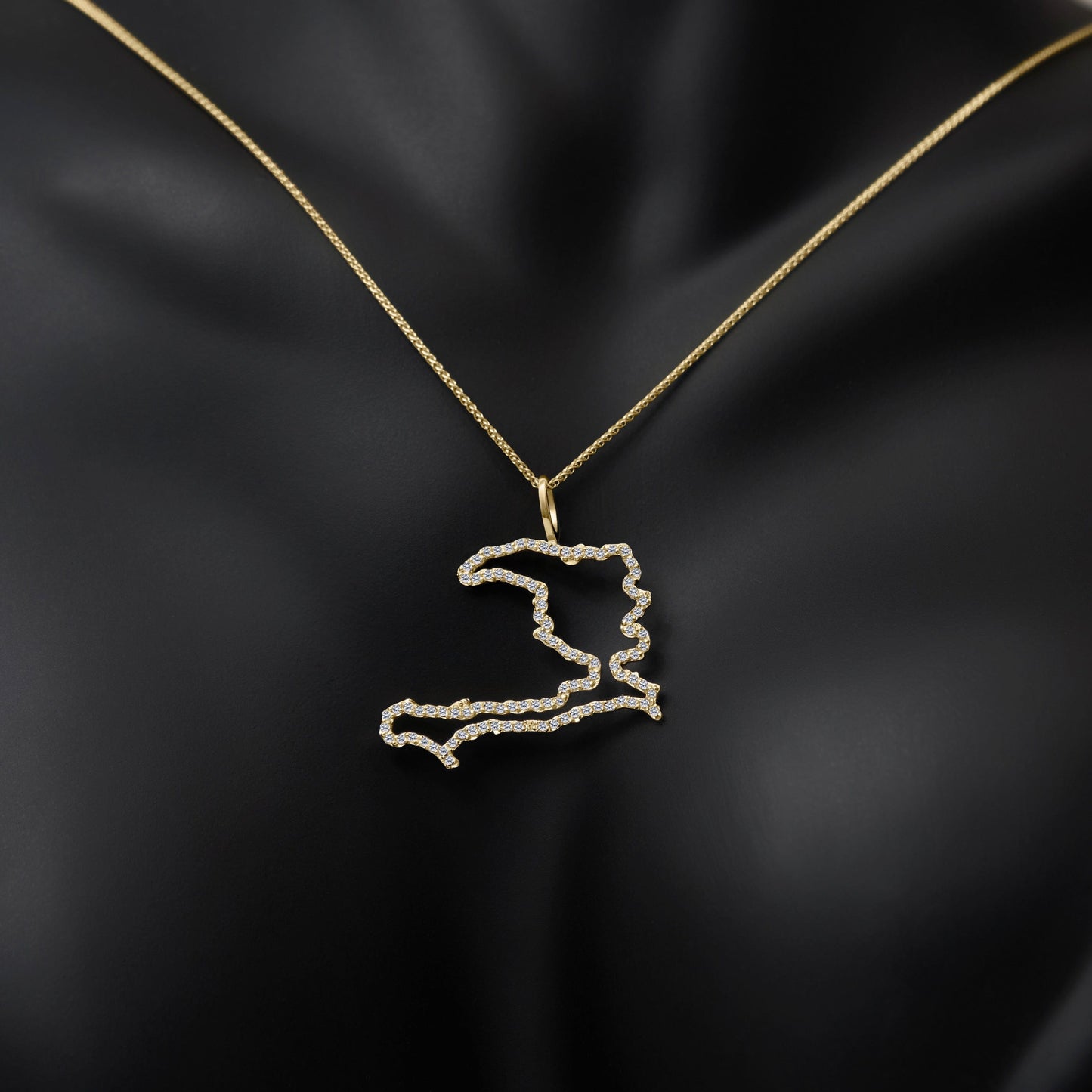 D'Ayiti Map Pendent