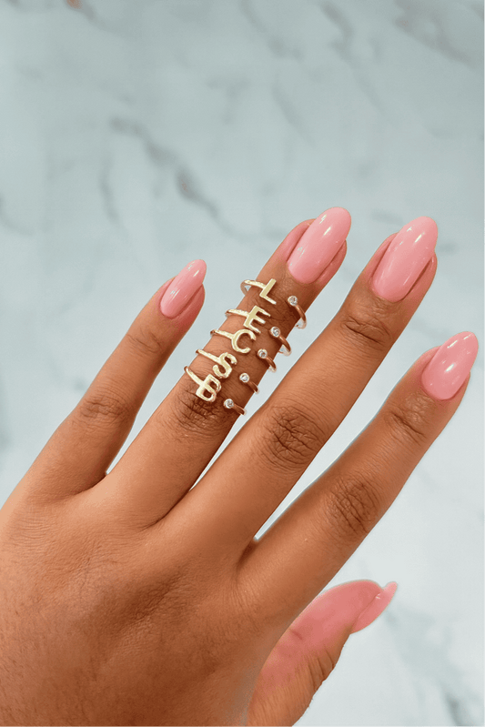 Initial Bezel Ring￼