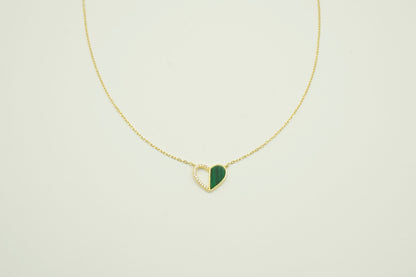 Malachite Heart