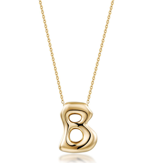 Cloud Initial Necklace