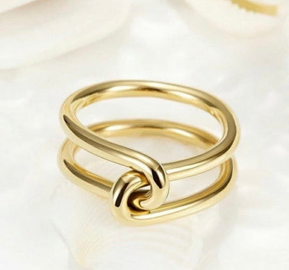 Paper Clip Ring Rings essence by Erika Suzie