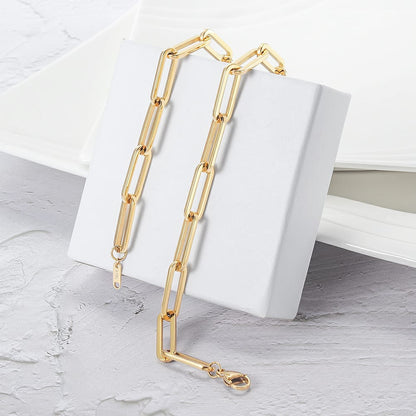 Statement Paper Clip Necklace